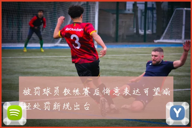被罚球员教练赛后悔意表达可望减轻处罚新规出台